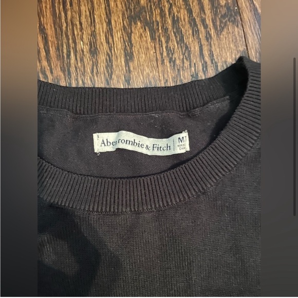 Abercrombie & Fitch Sweater Dress Black Medium Tall - Picture 3 of 4